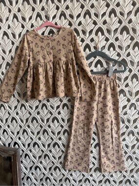Nicole Miller Girls Peplum Fall Set, size 5